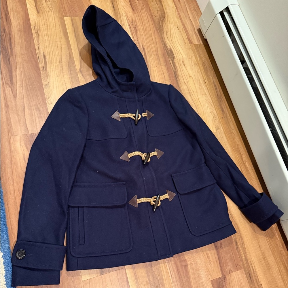 J. Crew Dark Wool Coat